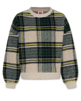 AO 76 VIOLETA AIKO PLAID SWEATER